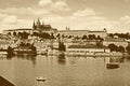 Cityscape of Prague - Czech Republic - travel and architecture background Royalty Free Stock Photo