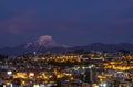 Cayambe Volcano at Night, Quito, Ecuador Royalty Free Stock Photo