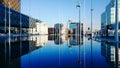 Cityscape Reflections Birmingham UK Royalty Free Stock Photo