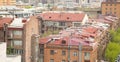 Cityscape. Residential houses in the city