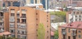 Cityscape. Residential houses in the city