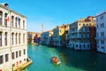 Cityscape from Rialto bridge, in Venice, Italy, Europe Royalty Free Stock Photo