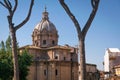 Cityscape of Rome architecture in sunny day