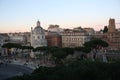 Cityscape of Rome Italy Royalty Free Stock Photo