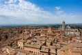 Cityscape roofs Siena, Tuscany, Toscana, Italy, Italia Royalty Free Stock Photo
