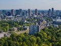 Cityscape of Rotterdam with its building Royalty Free Stock Photo