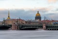 Cityscape of Saint Petersburg city Royalty Free Stock Photo