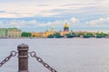 Cityscape of Saint Petersburg Leningrad with Winter Palace, State Hermitage Museum Royalty Free Stock Photo