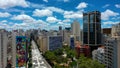 Cityscape of Sao Paulo Brazil. Landmark of downtown city.