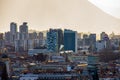 Cityscape of Sarajevo center the capital city of Bosnia, 18.3.2019