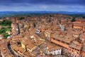 Cityscape of Siena (toscana - italy) Royalty Free Stock Photo