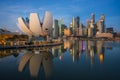 Cityscape of Singapore city Royalty Free Stock Photo