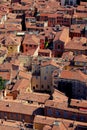 Cityscape skyline of Florence Italy with red roofs Royalty Free Stock Photo