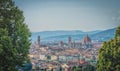 Cityscape skyline of Florence, Tuscany, Italy Royalty Free Stock Photo