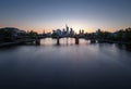 Skyline Frankfurt Main, Germany Royalty Free Stock Photo