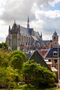 Cityscape skyline of Hooglandse kerk (church) in Leiden. Netherlands Royalty Free Stock Photo