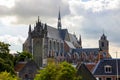 Cityscape skyline of Hooglandse kerk (church) in Leiden. Netherlands Royalty Free Stock Photo