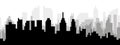 Cityscape skyline panorama of PHILADELPHIA, UNITED STATES Royalty Free Stock Photo