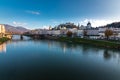 Cityscape Skyline of Salzburg with a view of the fortress Hohensalzburg