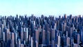 Cityscape skyscrapers concept background3d rendering