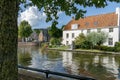 Cityscape of Sneek at 2e Oosterkade at Looxmagracht Royalty Free Stock Photo