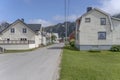 Street at Artic village, Bleik, Norway