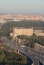 Cityscape of St. Petersburg city, Russia, from a height Royalty Free Stock Photo