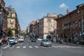 Cityscape in Sunny day in Toulouse, France in summer 2022 Royalty Free Stock Photo