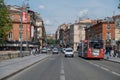 Cityscape in Sunny day in Toulouse, France in summer 2022 Royalty Free Stock Photo