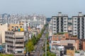 Cityscape of Suwon capital of Gyeonggi province in South Korea