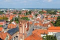 Cityscape of Tangermunde (Saxony-Anhalt, Germany) Royalty Free Stock Photo