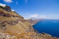 Cityscape of Thira in Santorini island, Greece Royalty Free Stock Photo