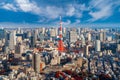 Cityscape for Tokyo tower in Tokyo city