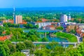 Cityscape of town Karlovac, Croatia.