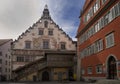 Cityscape of former city hall in the town of Lindau Schwarzwald germany