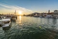 Sunset canal Trogir