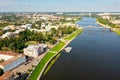 Cityscape of Tver, Russia Royalty Free Stock Photo