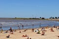 Pocitos beach in Montevideo Uruguay