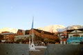 Cityscape of Ushuaia, The WorldÃ¢â¬â¢s Most Southern City, Tierra del Fuego Province, Argentina, Patagonia Royalty Free Stock Photo