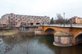 Cityscape view from the beautiful city of Metz in France