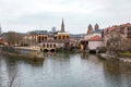 Cityscape view from the beautiful city of Metz in France