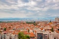 Cityscape view of Bursa city center in Bursa, Turkey