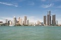 Cityscape View of Detroit Michigan Royalty Free Stock Photo