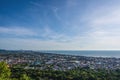 Cityscape view of huahin district from Khao hin lek fai view point