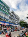 Cityscape view of modern residential building in Sanya city on Hainan island, China