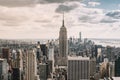 Cityscape. View of New York city skyline.