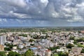 Cityscape View from the observation deck in the Fort Adelaide, Port Louis, Mauritius Royalty Free Stock Photo