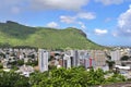 Cityscape View from the observation deck in the Fort Adelaide, Port Louis, Mauritius Royalty Free Stock Photo