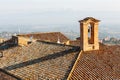 view of the Old Tuscany town of Montepulciano, Italy Royalty Free Stock Photo