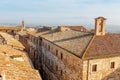 view of the Old Tuscany town of Montepulciano, Italy Royalty Free Stock Photo